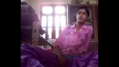 Indian young girl mastrubating alone at home