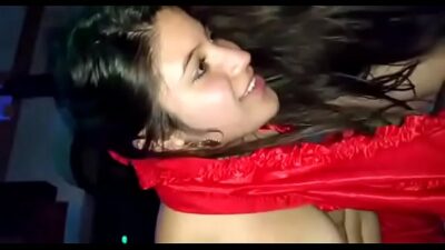Desi cute teen girlfriend having sex with bf after party