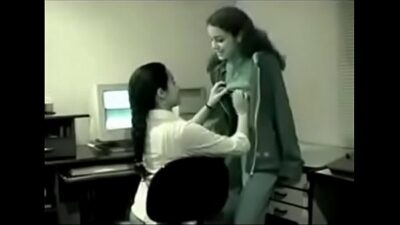 Desi Lesbians fucking in office