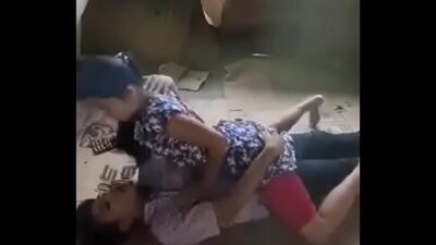 Desi Indian college lovers caught fucking in a building